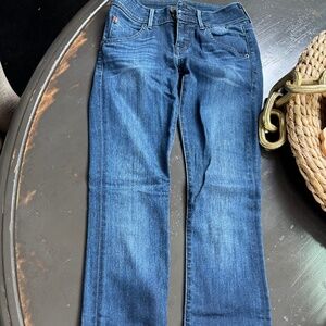 HUDSON BOOT CUT JEANS 25 MEDIM DARK WASH